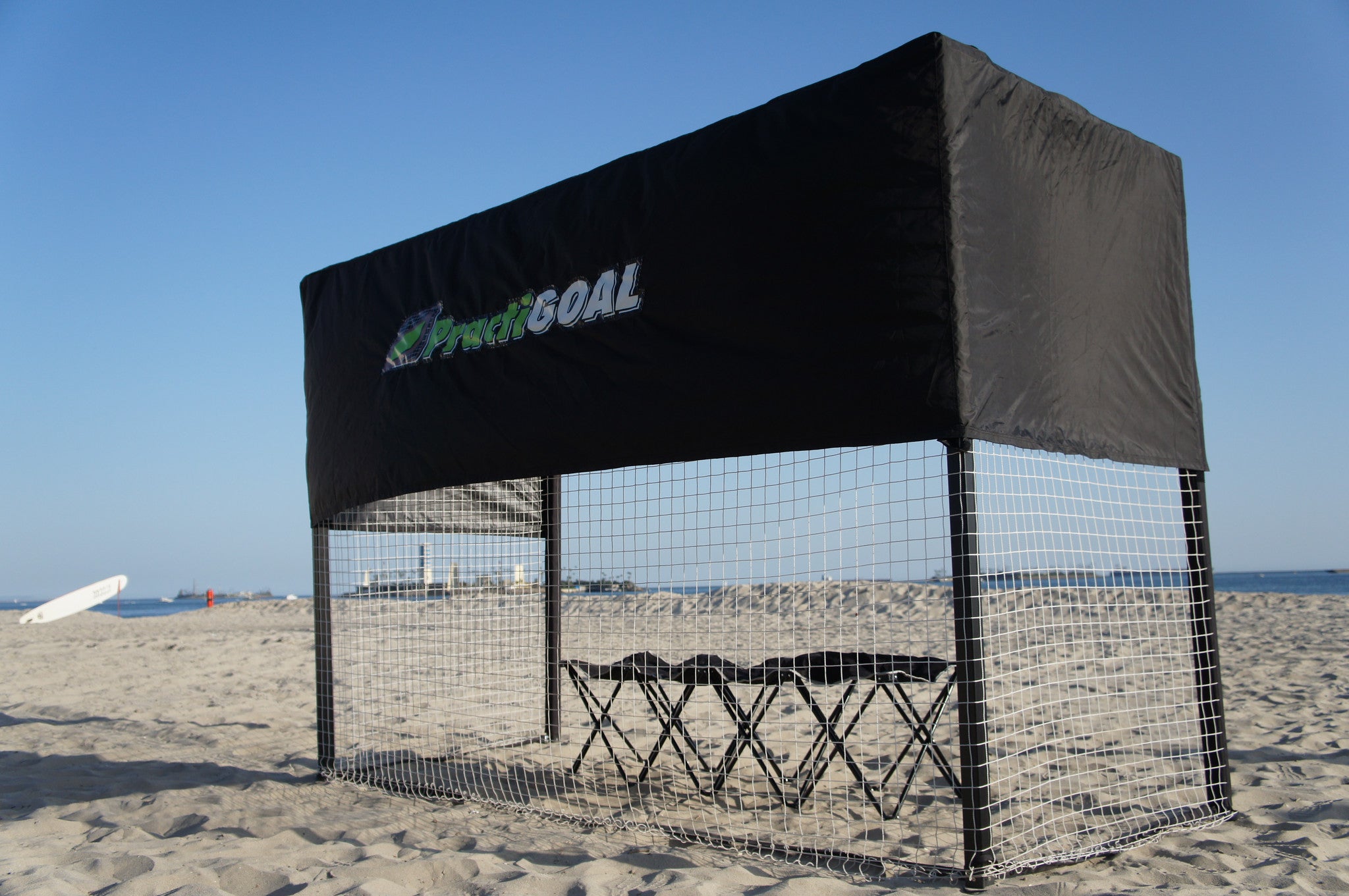 PractiGOAL- Branding Option: 1 Logo (Back Panel or 2 Side Panels)