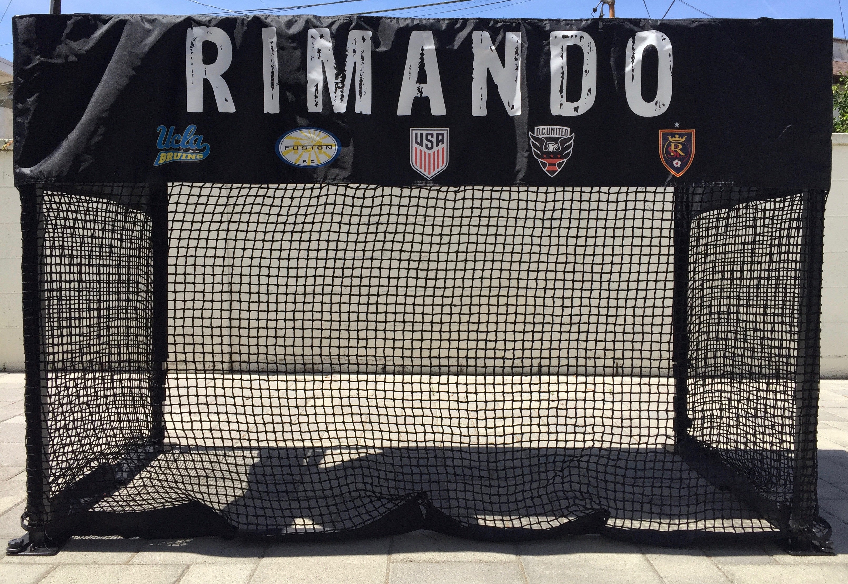 PractiGOAL- Branding Option: 2 Logos (Back Panel & 2 Side Panels)